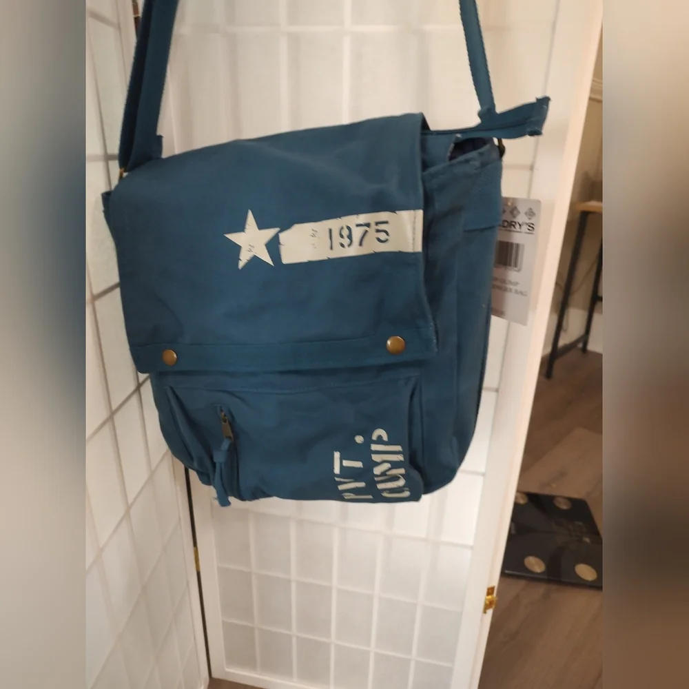 Forest Gump Blue Messenger Bag New With Tag Bubba Gump